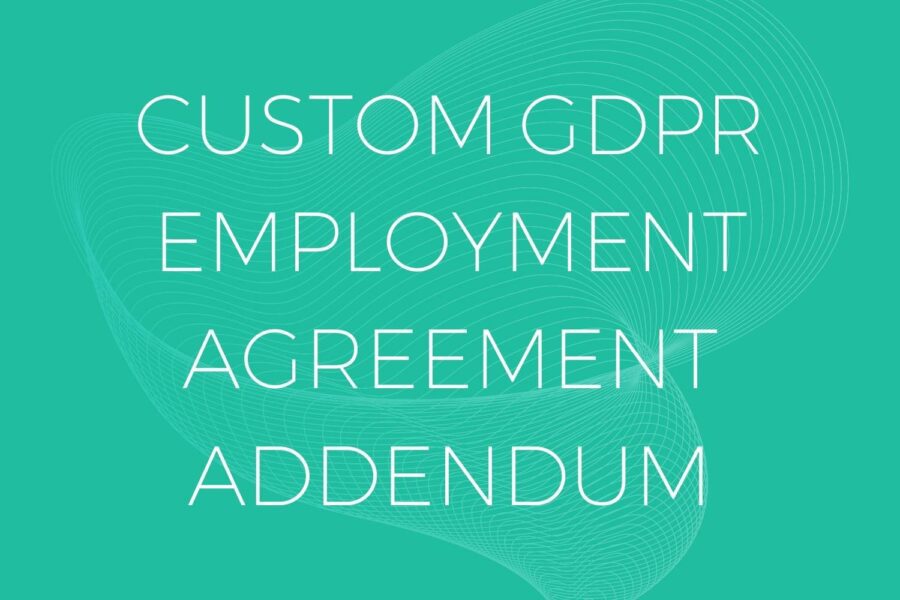 GDPR Employment Agreement Addendum