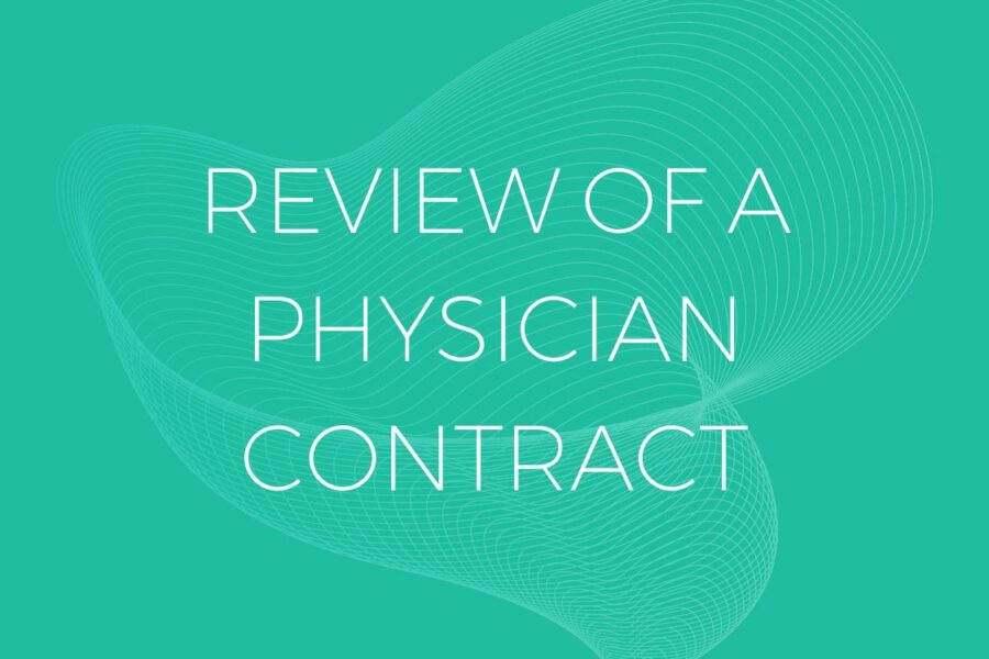 Physician Contract Review