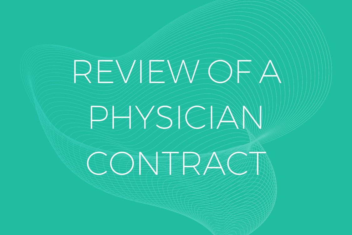Physician Contract Review